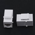 thumbnail image 3 of 10 piezas Conector Rj45 Cat6 Acoplador de extensión Red Ethernet Lan 6 Acoplador Jacks Adaptador blanco Foohvr, 3 of 5