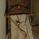 thumbnail image 4 of Vintage Clothes Hangers Leather+Wood Design Coat Trousers Hanger for Clothing Display Drying Rack Wardrobe Storage Organization, 4 of 5