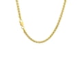 thumbnail image 3 of ARAIYA FINE JEWELRY 14K Yellow Gold 2.79 mm Wheat Chain 18'' for Women, 3 of 6