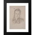 thumbnail image 2 of Viggo Johansen 18x24 Black Modern Framed Museum Art Print Titled - Portrait of Martha Moller (G.M. Viggo Johansen 1880) (1876), 2 of 5