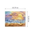 thumbnail image 2 of Gobelin canvas for halfstitch without yarn Sunset over the Sea 2381J, 2 of 3