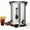 10L, variant on 70-Cup Commercial Coffee Urn, 10L / 2.6Gal Double Wall Insulation Coffee Dispenser, Stainless Steel Large Hot Beverage Dispenser with Automatic Temperature Control & Faucet for Party Buffet, Silver
