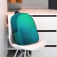 thumbnail image 3 of Easygdp Green Turquoise Teal Mochila Ligera de 15 Pulgadas para Estudiantes, Mochila Cómoda para la Escuela y Viajes, Correas Ajustables, 3 of 6