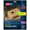 Avery Kraft Brown Shipping Labels 5-1/2 x 8-1/2, Pack of 50 (5783)