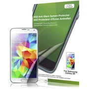 Angle View: Green Onion AG2-2013 Anti-Glare Screen Protector for Samsung Galaxy S5 Smartphone, 2pk