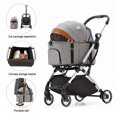 thumbnail image 1 of Pet Stroller Carrier For Dogs Aluminum Tube Pull Rod Pets Cart For Dogs Detachable Car Bag Travel Folding Transportation Car zhangmengya LED, 1 of 2