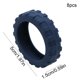 thumbnail image 3 of 8Pcs Luggage Wheel Covers Silicone Suitcase Wheel Protectors For 2-2.7in Wheels Noise Reducing AntiScratch Tire Sleeves Travel Accessories For Checked, 3 of 6