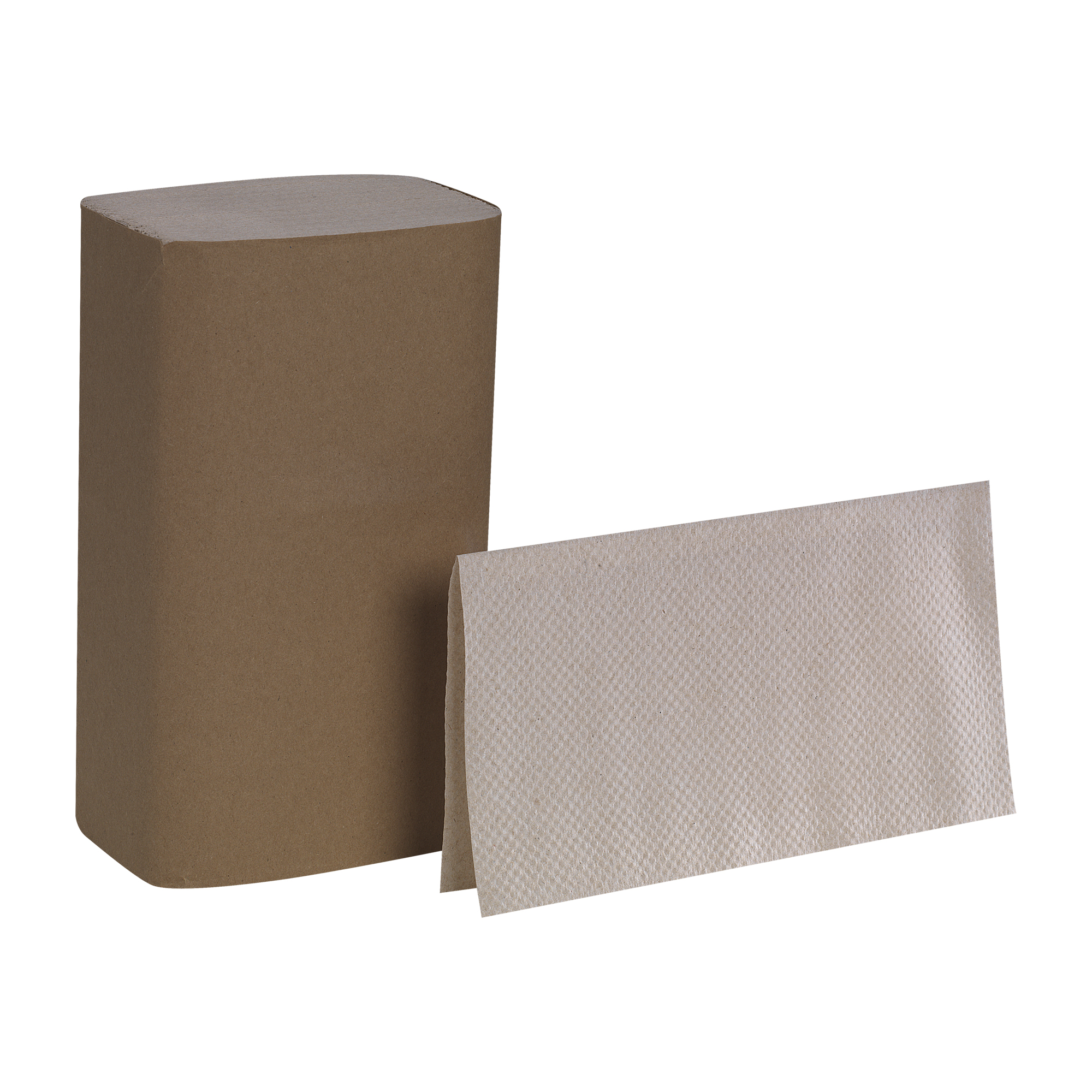 Pacific Blue Basic® S-Fold Recycled Paper Towels by GP PRO (Georgia-Pacific), Brown, 23504, 9.9” x 9.2” (LxW), 250 Towels Per Pack, 16 Packs Per Case