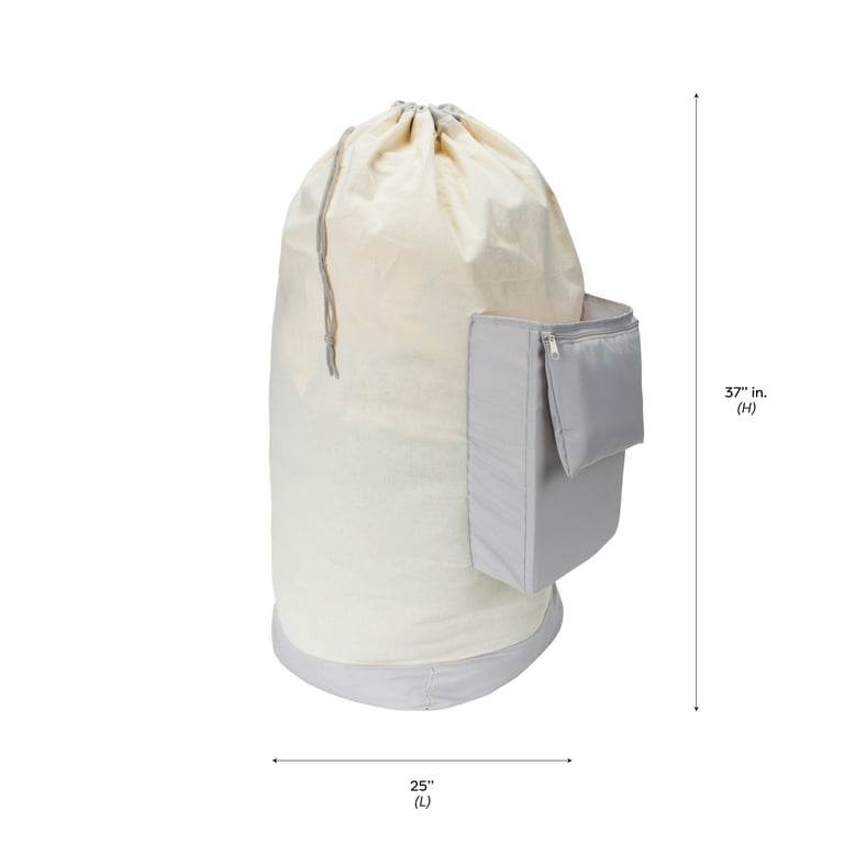 【ERA.】PAN EXCLUSIVE　NOT LAUNDRY BAG　GRAY Mainstays Adult Canvas Fabric Laundry Bag, Gray - Walmart.com