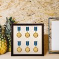 thumbnail image 4 of Minkissy Medal Display Stand Wood Sports Medal Wooden Display Frame Show Items 1Set, 4 of 6