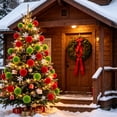 thumbnail image 6 of WWC Furry Christmas Ball Ornament Set, 24 pcs Soft Fluffy Plush Faux Fur Pom Pom Christmas Balls, Christmas Tree Decorations for Xmas Party, 6 of 9