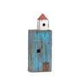 thumbnail image 1 of Blue House With Tower Figurine, 1 of 1