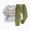 H233-Grey, variant on TOWED22 Toddler Baby Boy Clothes Print Long Sleeve Sweatshirt Pullover Top Jogger Pants Fall Winter Outfits
