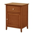 thumbnail image 2 of Passion Furniture PF-G1414-N-60 25 x 15 x 19 in. Lzzy 1 Drawer Oak Nightstand, 2 of 5