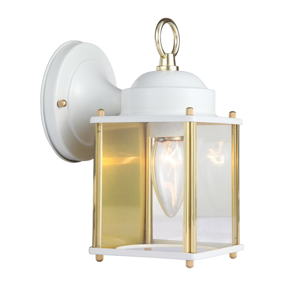 Design House 502666 Coach 1Light Indoor/Outdoor Wall Light, White