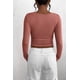 thumbnail image 2 of Camiseta PRETTYGARDEN Henley de manga larga de otoño 2024 para mujer, 2 of 9