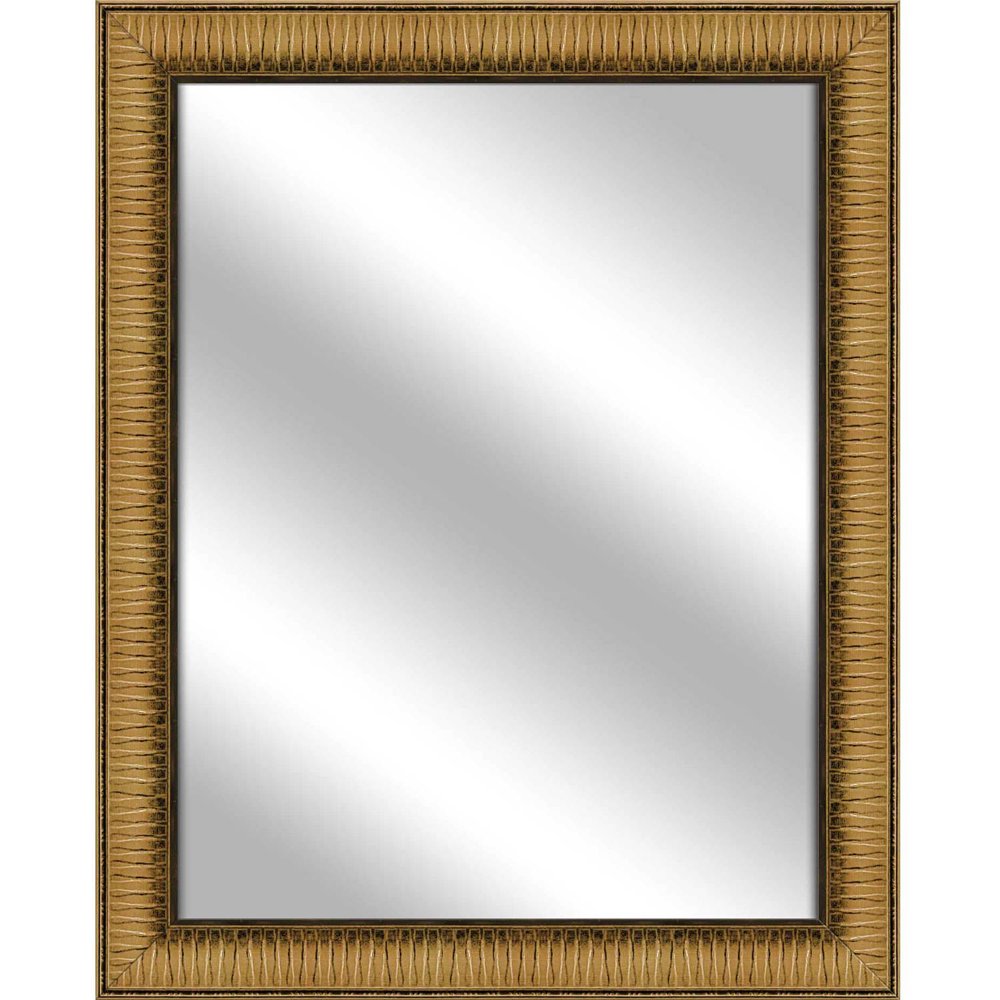 Vanity Mirror, Antique Gold, 26.375x32.375