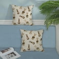 thumbnail image 3 of xanee Spring Easter Pillow Covers 18x18 Bunny Decor Throw Pillows Case for Couch Rabbit Holiday Pillowcase Outdoor Decorative Cushion Cases for Sofa Bed Decorations Set of 2, 3 of 6