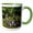 Green/White, variant on 3drose, False Coral, Milk Snake, Andes, Ecuador. Captive, 11oz Two-tone Green Mug