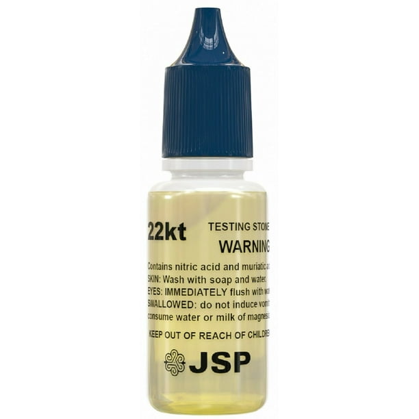 22K 24K Yellow & White Gold Jewelry Test Testing Acid Solution JSP Tester Oro