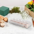 thumbnail image 6 of Basdi Egg Storage Container, Transparent Egg Storage Box - Stackable Anti-Collision Egg Rack for Refrigerator | Secure Lid, Easy Open, Maximizes Fridge Space for Families, Stackable Egg Box, A, 6 of 7