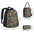 thumbnail image 2 of Disketp Forest Animals And Plants Mochila Estampada de Gran Capacidad con Lonchera y Estuche, Set de 3 Piezas para Estudiantes, 2 of 7