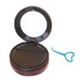 thumbnail image 4 of Caja de almacenamiento de con espejo portátil para limpieza de retenedores mujeres s Café shamjiam Caja de retención, 4 of 9