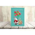 thumbnail image 5 of Santa is Trying to Cheat the Scale with Balloons Funny Christmas Card - 12 Holid, 5 of 9