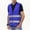 001 Dark Blue, variant on Huuilaibazoo High Visibility Safety Vest for Traffic Work, Running, Surveyor and Securit