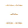 thumbnail image 1 of Guardurnaity Bufanda anillo con diamantes de imitación galvanoplastia aleación bufandas hebilla tallado joyería pañuelo accesorios broches para mujer oro Type2 NO2 Guardurnaity CBP354376, 1 of 6