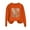 Orange, variant on Sweatshirts without Hood,Women Fleece Round Neck Love Printed Long Sleeve Warm Pullover Sweaters Fall Winter Casual Loose Elegant s Tops Preppy Clothes Cute Teen Girls Outfits XS-XL