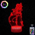 thumbnail image 2 of Decoraciones de cumpleaños, regalos arcanos Jinx para niñas, lámpara de ilusión 3D Jinx Lights para habitación infantil, 2 of 5