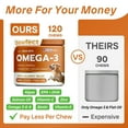 thumbnail image 4 of Omega 3 & Fish oil for Dogs - Allergy & Itch Relief - Dog Supplements for Hip & Joint with Salmon Oil - Shedding - Skin and Coat Supplement - Alaskan Salmon Oil - Omega 3 6 9 - EPA & DHA Fatty Acid, 4 of 7