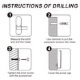 thumbnail image 4 of Hook - Waterproof wall hanging pendant Heavy duty hook for hanging coats/hats/towels/gowns/bathroom hooks/4 packs - set 3, 4 of 5