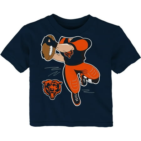 Navy Blue Toddler T-shirt - Toddler Navy Chicago Bears Receiver T-Shirt