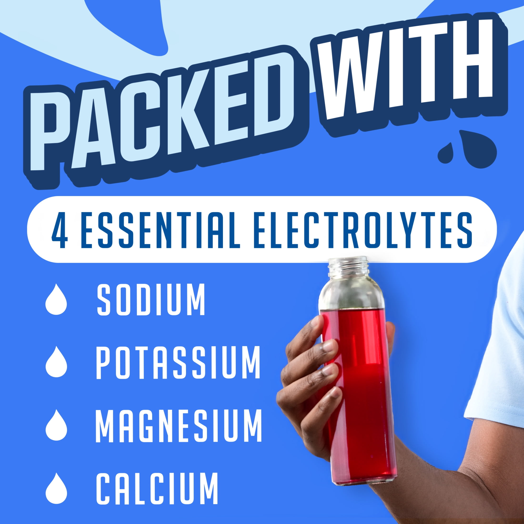 Kool-Aid Hydration Electrolyte Powder Drink Mix, 6 On-the-Go-Packets, for Easy and Flavorful Hydration, Tropical Punch Artificial Flavor, Zero Sugar, No Artificial Dyes, Low Calorie, 1.32 oz Box