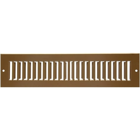 

14 X 4 Toe Space Grille - HVAC Vent Cover - Brown
