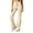 Beige, variant on Wide Leg Pants Women Drawstring Pajamas Lounge Pants Loose Comfy Sleepwear Casual Yoga Coffee,S