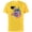 Yellow, variant on Disney Lilo & Stitch Bike Adventure - Short Sleeve Cotton T-Shirt for Adults -Customized-Athletic Heather
