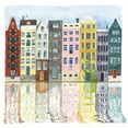 thumbnail image 2 of Popp, Grace 26x26 Black Ornate Wood Framed with Double Matting Museum Art Print Titled - Neighborhood II, 2 of 4