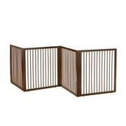 Angle View: Richell Wooden Room Divider