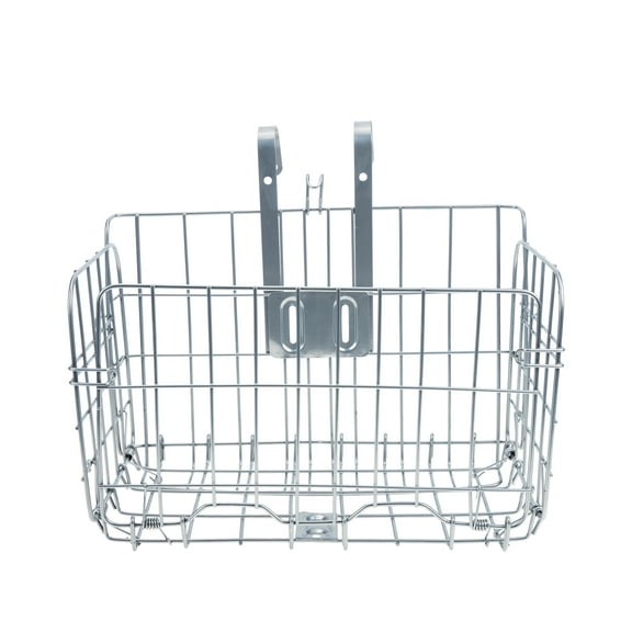 Mizh Mountain Bike Basket Bike Front Basket Iron Bike Basket Fast Release Bike Basket