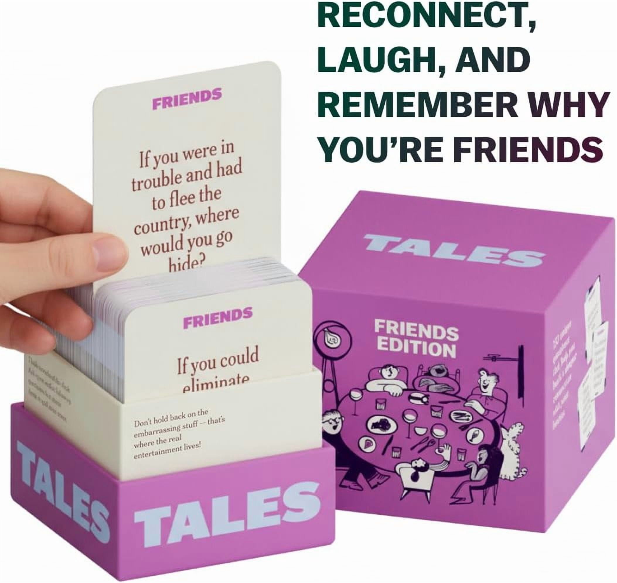 TALES Conversation Cards, Friends Edition 150 Count, Fun Friend