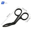 thumbnail image 4 of N1 Stainless Steel Elbow Eyebrow Pliers Clip Scissors Tweezers Slant Tip Straight Pointed, Salon Quality. Professional Eyebrow Plucking Makeup Beauty Tools - Silver, New, 4 of 11