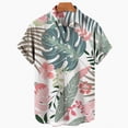 thumbnail image 2 of Camisas gráficas con sombras de palmeras para hombres, ropa con impresión 3D, camisas hawaianas de playa, blusas Y2K de manga corta, ropa vintage, blusa con solapa, 2 of 5