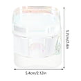 thumbnail image 2 of Plato de cristal para uñas, taza para manicura, plato para uñas, taza para líquido para uñas con tapa, 2 of 7
