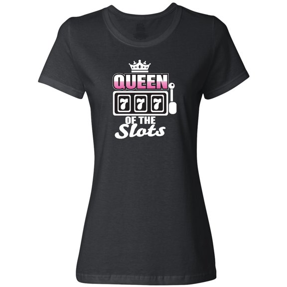 Inktastic Queen of The Slots Women's T-Shirt