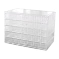 thumbnail image 2 of Milaget Earring Rings Storage Box Large Capacity Multifunctional Empty Nail Tip Case Clear, 2 of 9