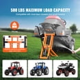 thumbnail image 6 of KFFKFF Lawn Mower Lift Jack, Supports up to 500 Lbs, Robust Carbon Steel Grass Cutter Elevator, Modifiable Portable Grass Cutter Lifter for Zero Turn Grass Cutters, Orange, 6 of 9
