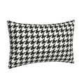 thumbnail image 2 of Balery Houndstooth Black And White Bedding Queen Pillow Cases - Envelope Closure - Soft Brushed Microfiber Fabric - Shrinkage and Fade Resistant Pillow Cases-14"x20", 2 of 9